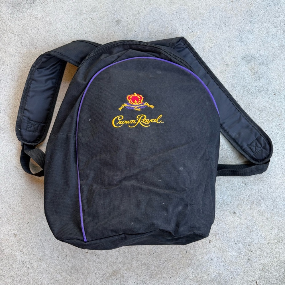 Crown Royal Black Backpack